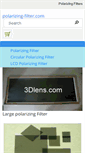 Mobile Screenshot of polarizing-filter.3dlens.com